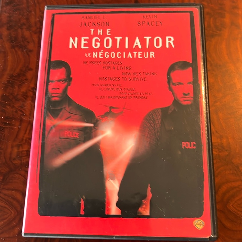 Assorted movies 3/$10 “The Negotiator” starring Samuel Jackson and Kevin Spacey